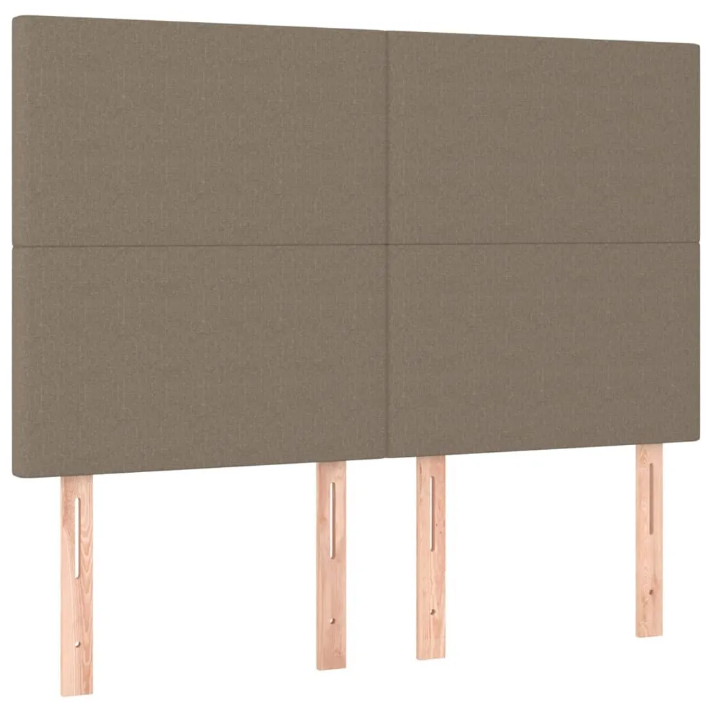 Spalliera Letto SYFAX™ Tortora 144x118/128 cm | Tessuto Resistente