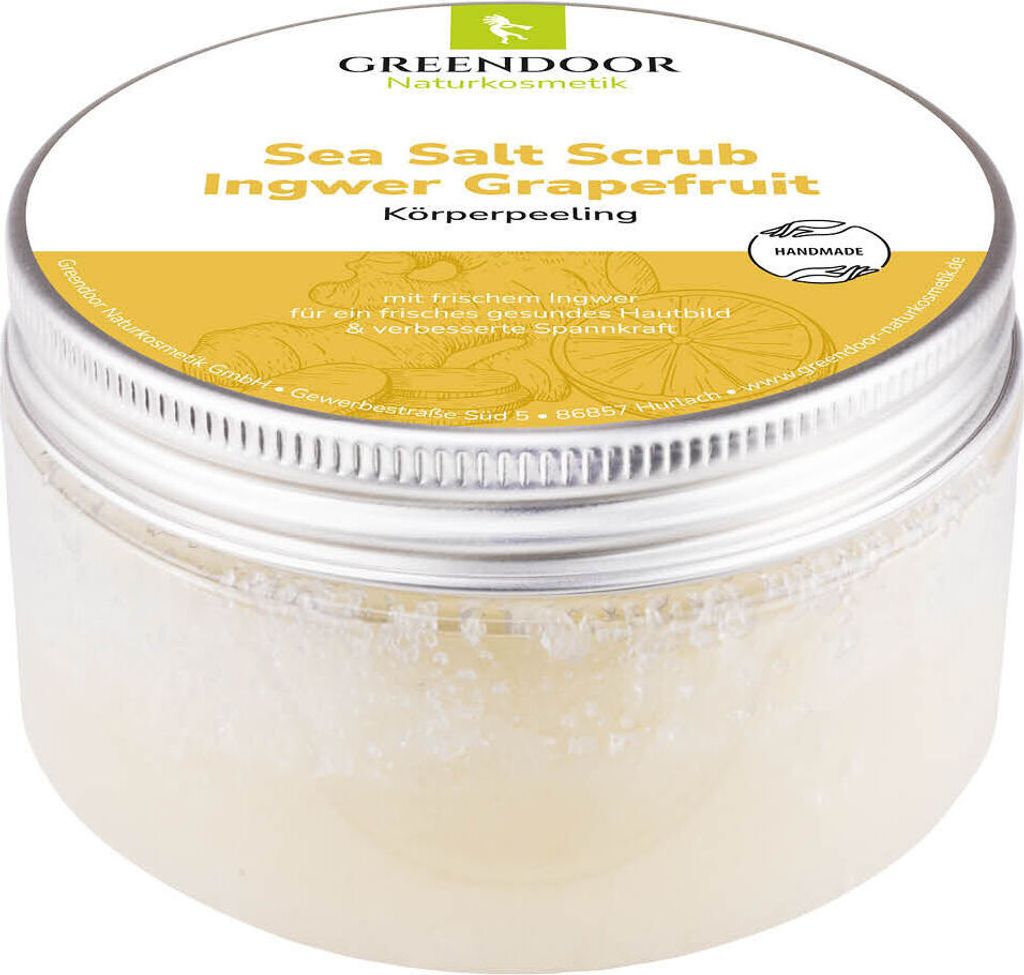 GREENDOOR Sea Salt Scrub Ingwer Grapefruit