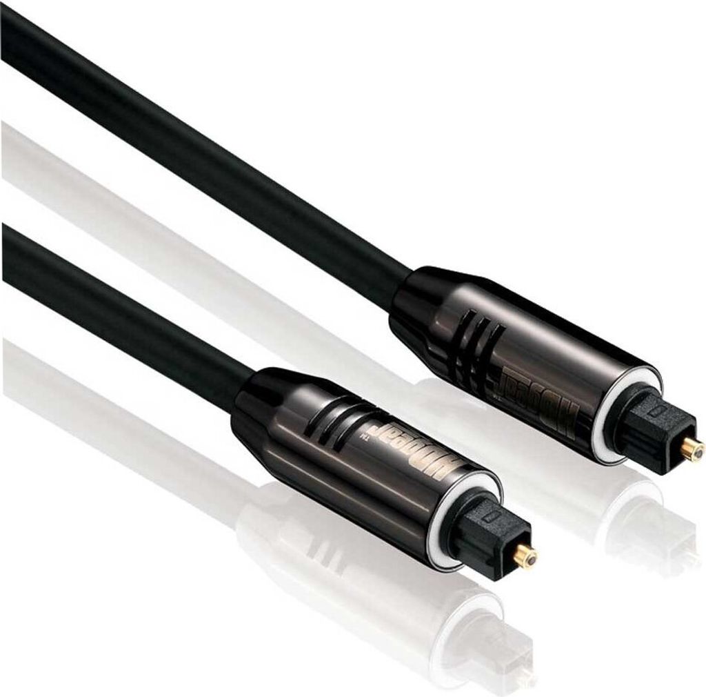 HDGear TC0040-020 2 m High-End-Toslinkkabel 6 mm Durchmesser Metallstecker