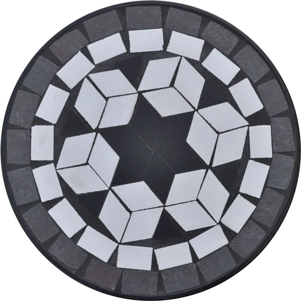 Table d'Appoint Stable pour Petits Espaces - Mosaïque vidaXL 30x70 cm - 3