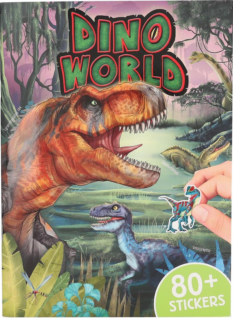 Depesche Vertrieb GmbH & Co. K Dino World mit Puffy Stickern Sonstige