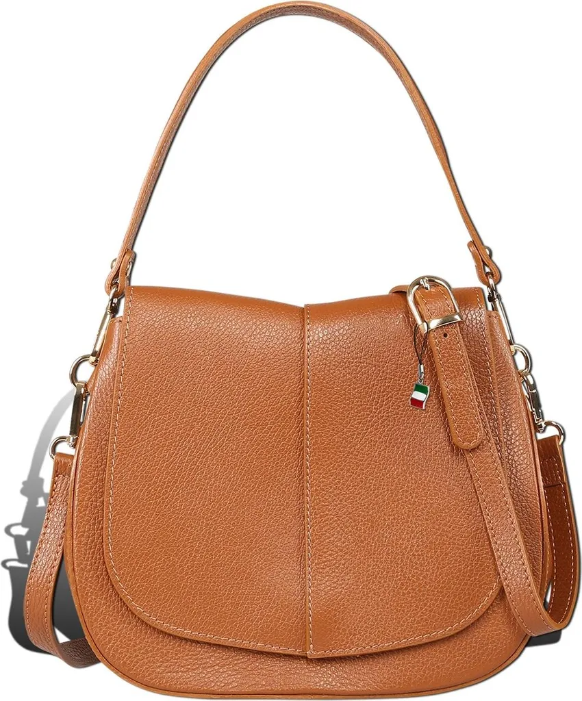 Sac à bandoulière Florence marron : le sac de selle cuir qui va avec tout