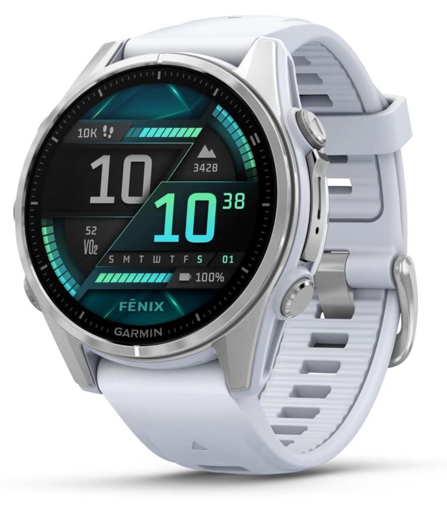 Garmin fenix 8 (43mm) steinweiß/silber Image du produit 