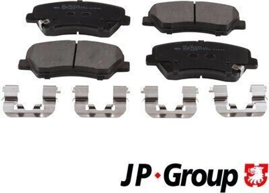 Plaquettes de frein avant pour Kia Pro CeeD JD et Cerato YD - JP GROUP OE