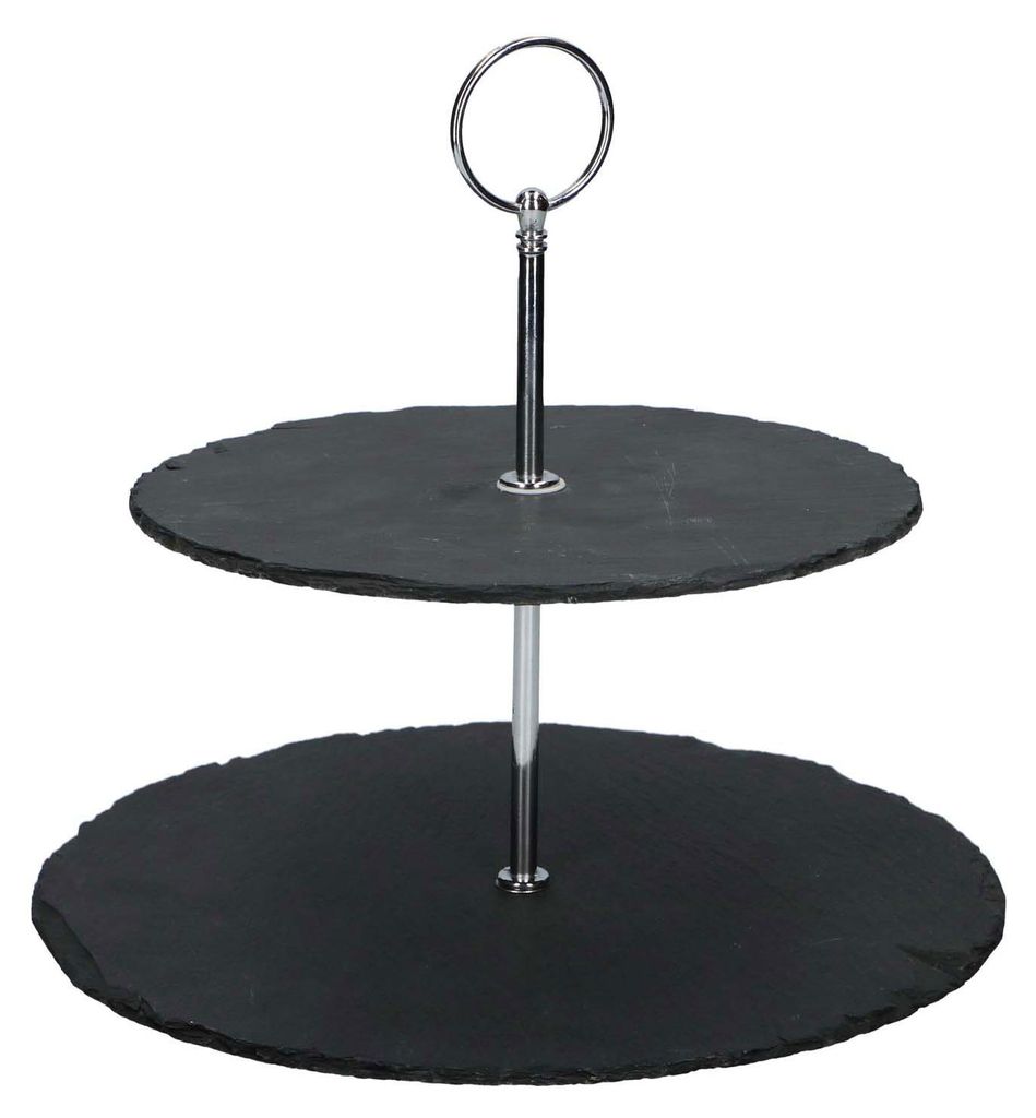 Alpina Etagere - Schiefer - 2-lagig - Durchmesser 20 und 25 Produktbild 