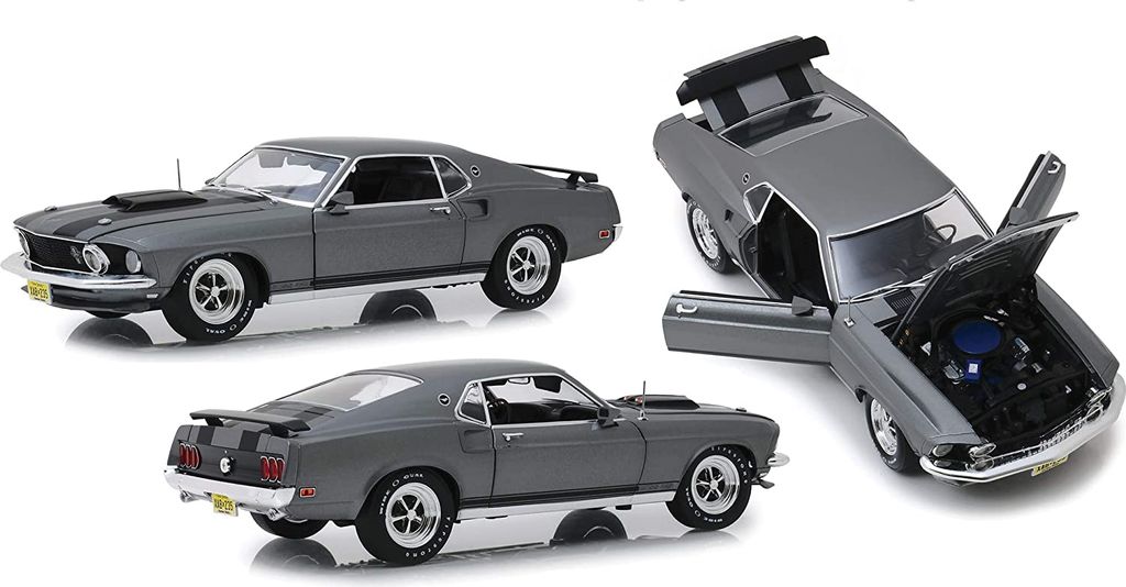 Highway 61 18016 Ford Mustang Boss 429 1969 John Wick grau metallic 1:18