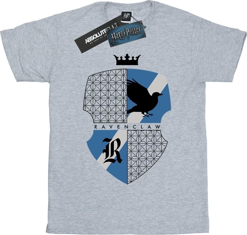 Harry Potter - "Ravenclaw" T-Shirt für Damen BI26967 (XL) (Grau)