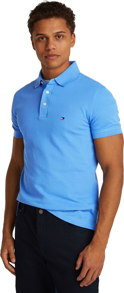 Tommy Hilfiger Polo normale Passform blau