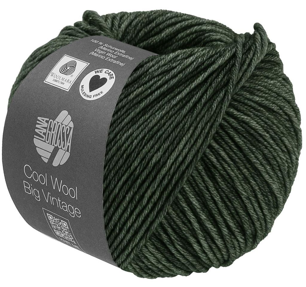 Lana Grossa Cool Wool Big VINTAGE 50 g Ton-in-Ton gefärbte Produktbild 