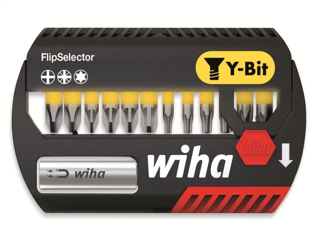 Kit de vissage pour visseuse à chocs Wiha FlipSelector 13 pièces Y