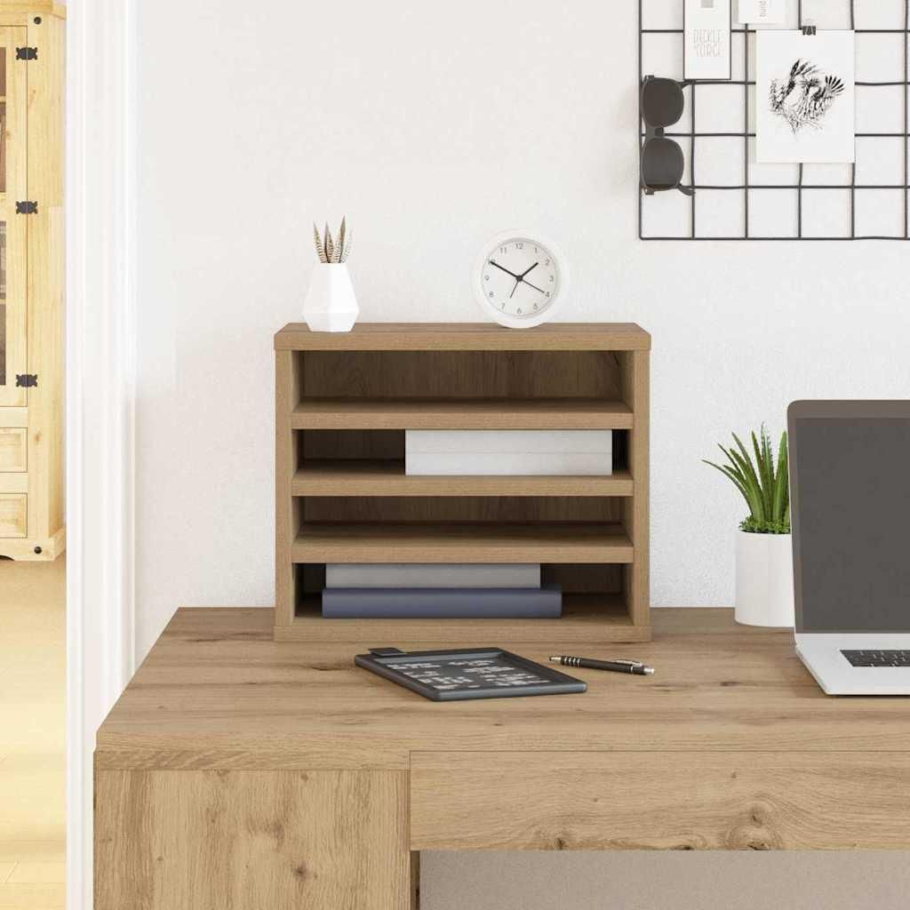 "SALE 2026"Schreibtisch Organizer Artisan-Eiche 36x26x29,5cm DE324840 - Schreibtische