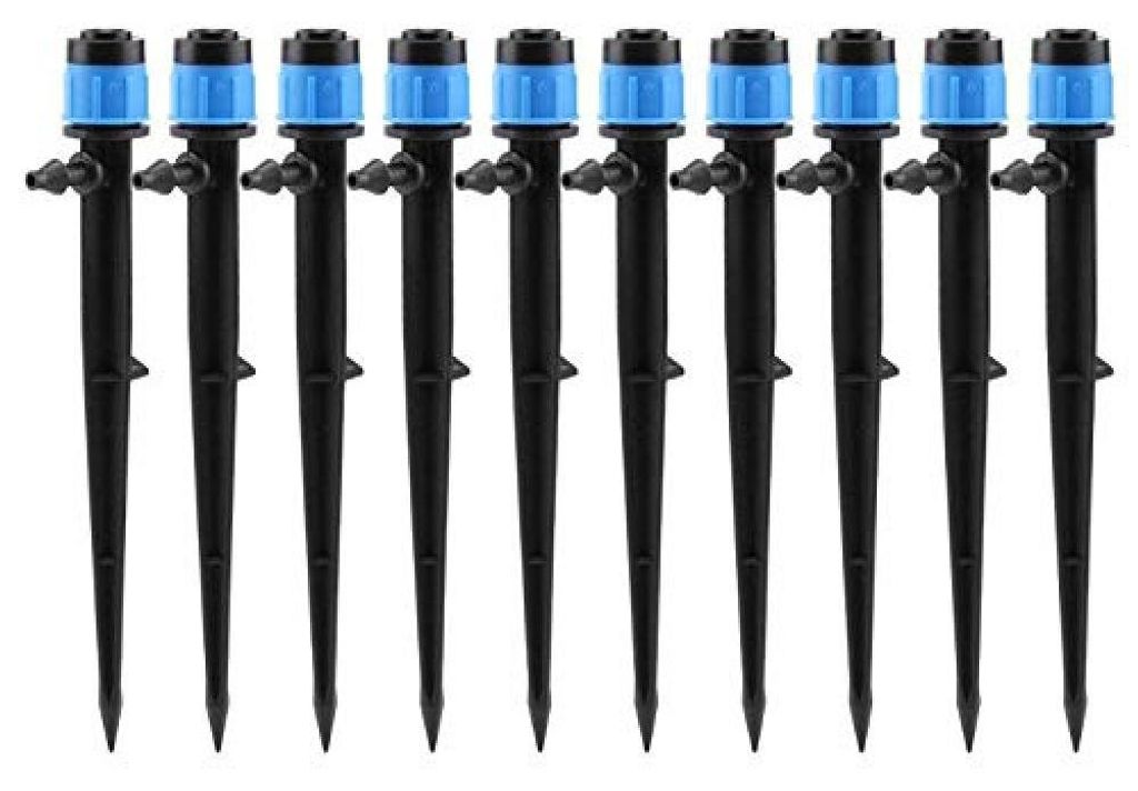 50 Stück/Packung Garten-Rasen 360 Tropfbewässerungssystem Pflanzen Bewässerungsdüse Sprinkler Sprühtrimmer