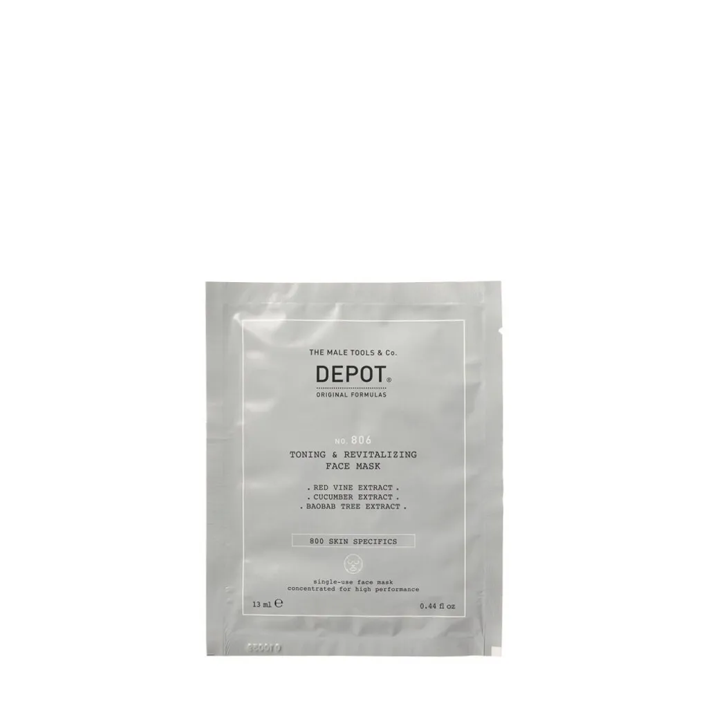 Adieu Teint Terne avec Depot 806 Masque Tonifiant et Revitalisant