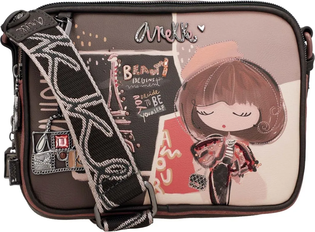 Anekke borsa a tracolla Mademoiselle 2 Compartment Crossbody Bag Multicolor multicolore