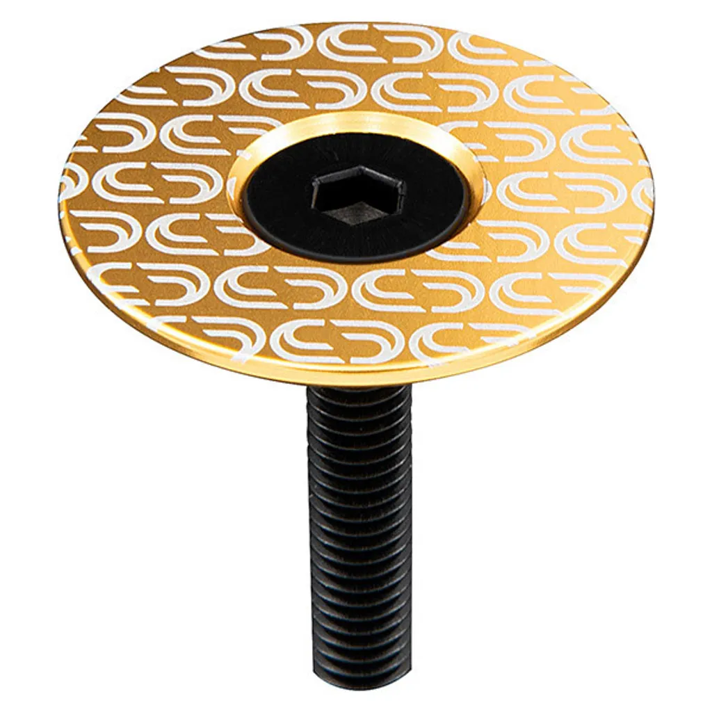 Capuchon de Potence Deda Monza Ltd Golden Idéal pour Personnalisation