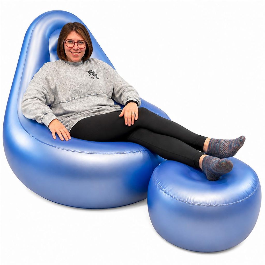 BBL Recovery Chair aufblasbar mit Fußhocker & Armlehnen, Produktbild 