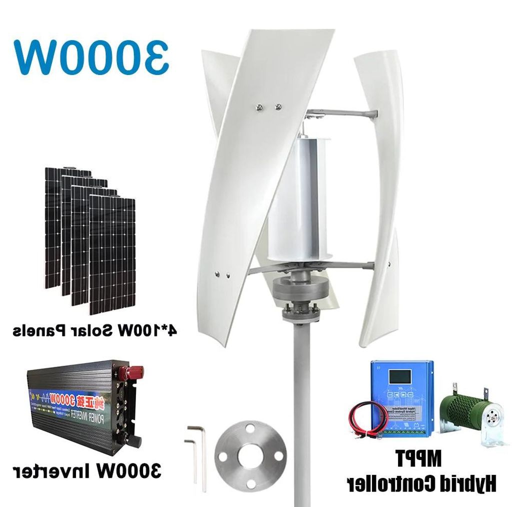 Windturbine - Windgenerator - Windmolen - Duurzame Energie Productafbeelding 