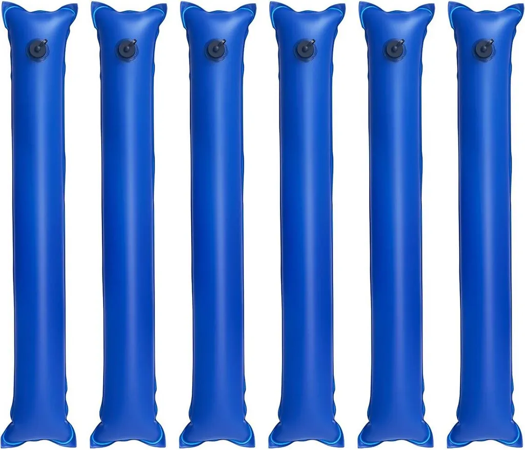Tubes à double chambre de 26 gauge pour bâche piscine, lot de 6 de 1,2 m