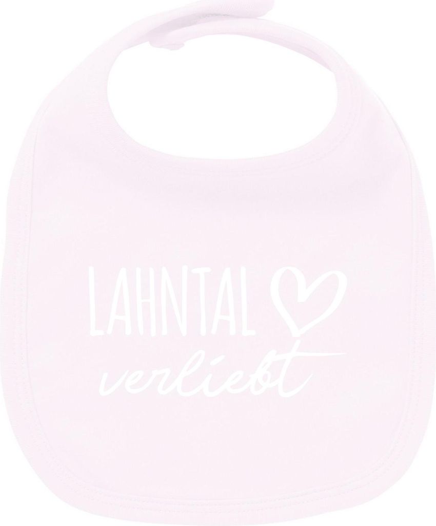 Huuraa Unisex Babylatz Lahntal verliebt Geschenk Babypink Baumwolle Lahntal Mitbringsel