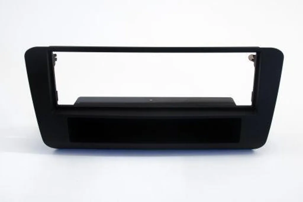 Façade Autoradio 1 DIN pour Audi A1 Adaptateur de Console Centrale Noir