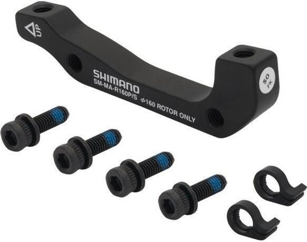 Adaptateur disque Shimano IS/PM, 160mm, noir Image du produit 