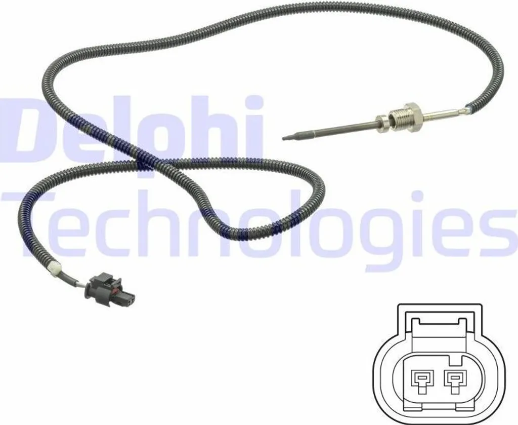 DELPHI TS30246 Sensore temperatura gas di scarico OE 9058700 compatibile con Sprinter