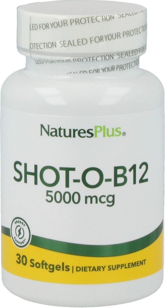 Natures Plus Shot-O-B12 30 Weichkapseln Produktbild 