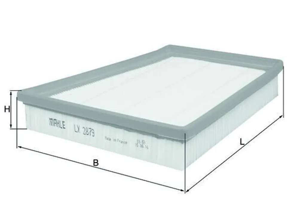 Filtre à air KNECHT LX 2879 contre la perte de puissance et l'encrassement