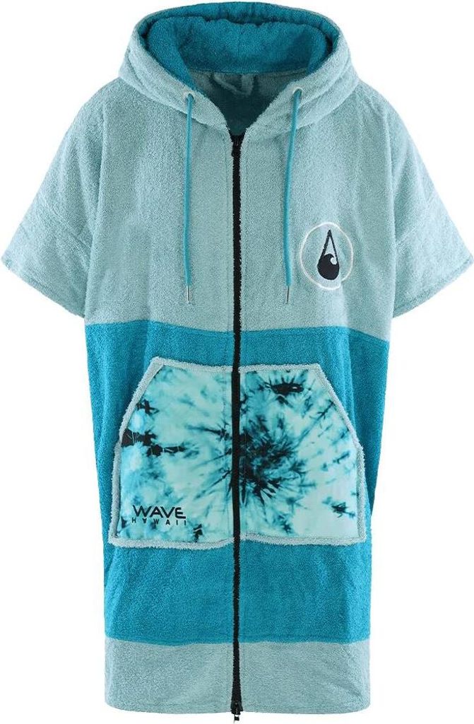 Wave Hawaii Zip Poncho Baumwolle Flyh, Size M WH4042