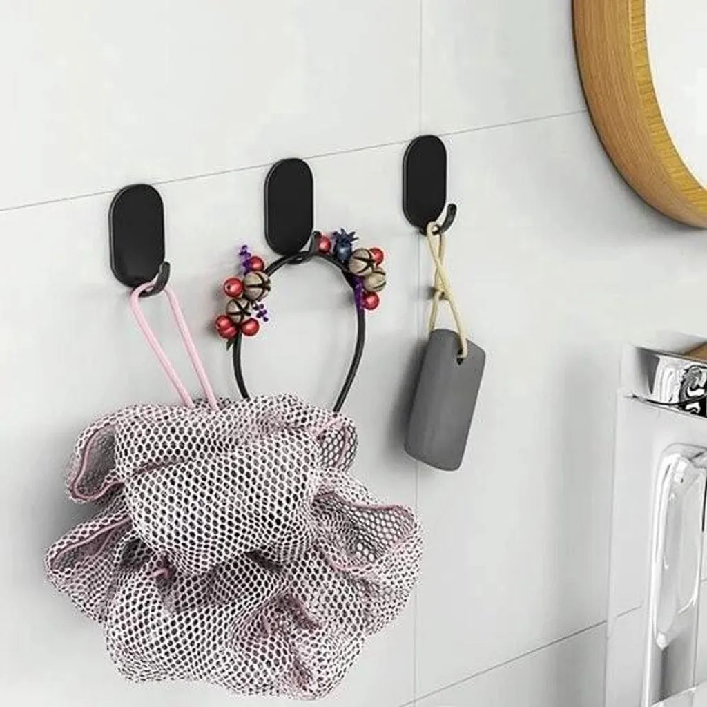 Crochets Adhésifs Cuisine et Salle de Bain pour Organiser vos Accessoires