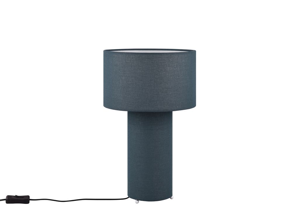 Trio Bale Tischleuchte, 10W, 2 x E27, blau (505200112)