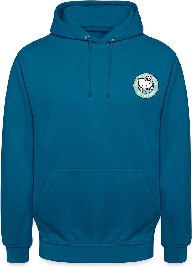 Spreadshirt Hello Kitty Club Just Be You Uni Hoodie, S, Tiefseeblau