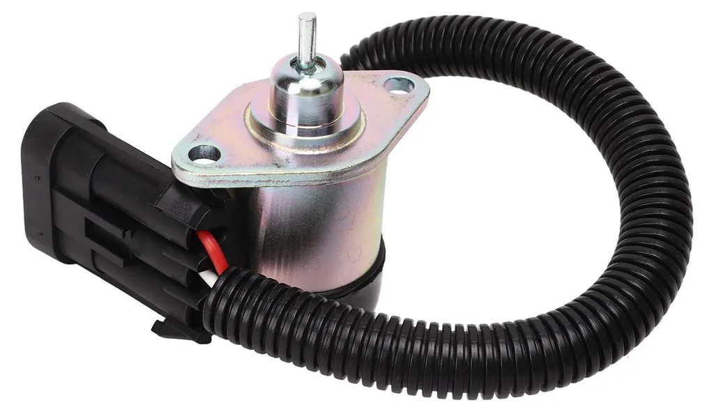 Solénoïde d'arrêt de secours 12V compatible chargeuse Bobcat - 4