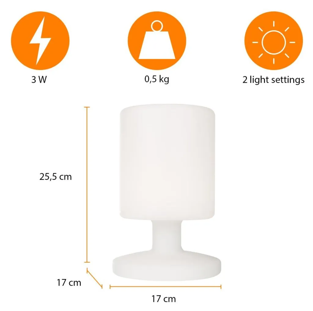 Éclairage de table LED pour dîner extérieur rechargeable et sans fil 5000 - 17