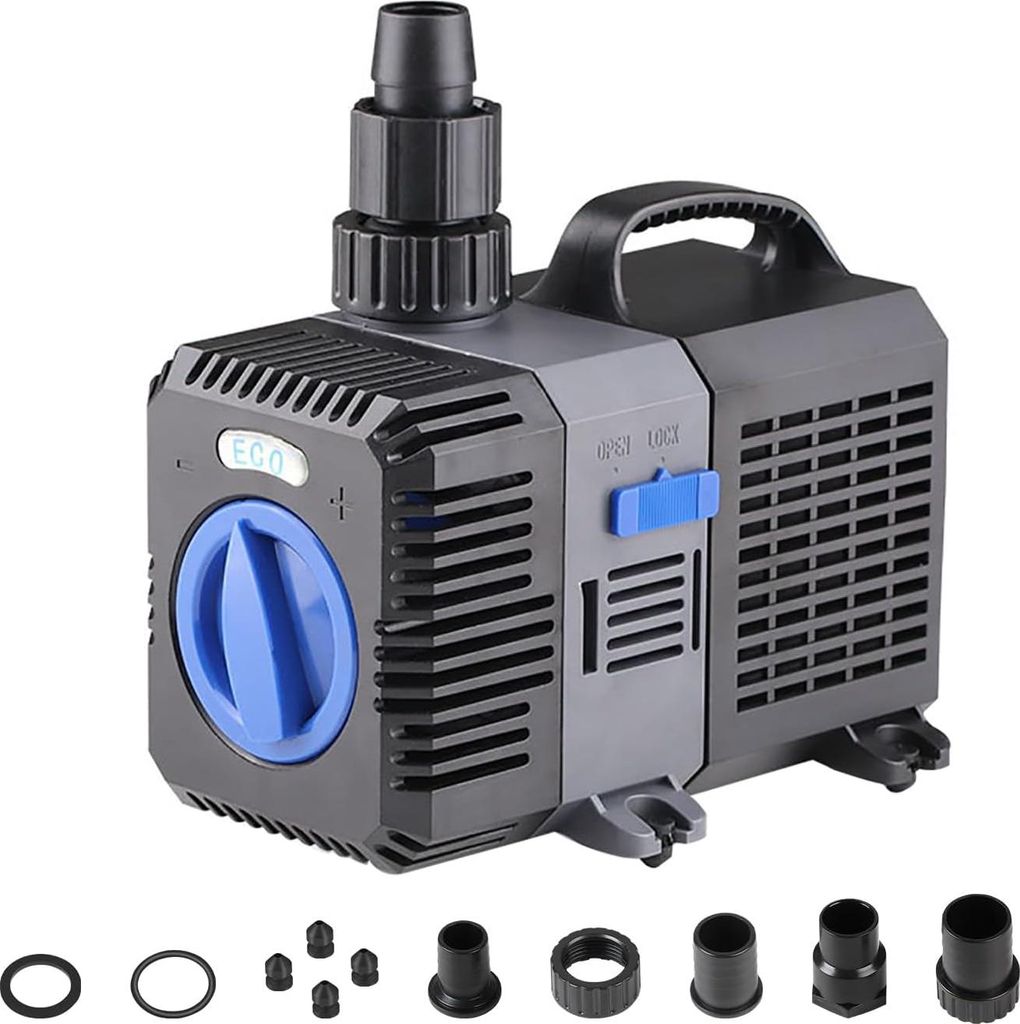 MIAJARD 7000L/H 50W Eco Teichpumpe Filterpumpe Produktbild 