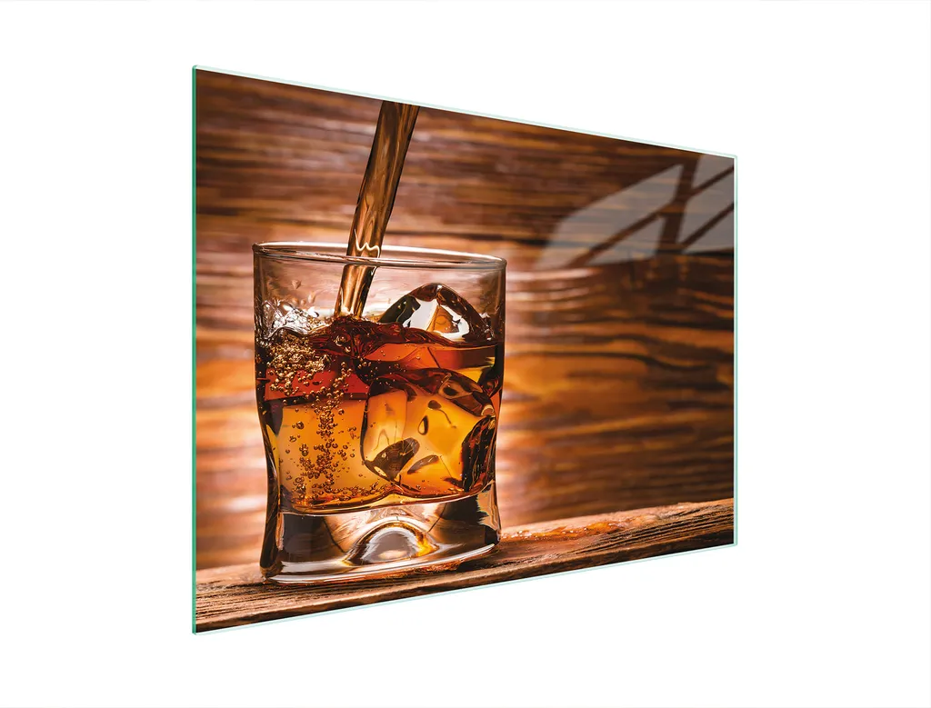 OFFERTA Tagliere Piastra Vetro 30x22 cm Legno Whisky - Acquista Ora