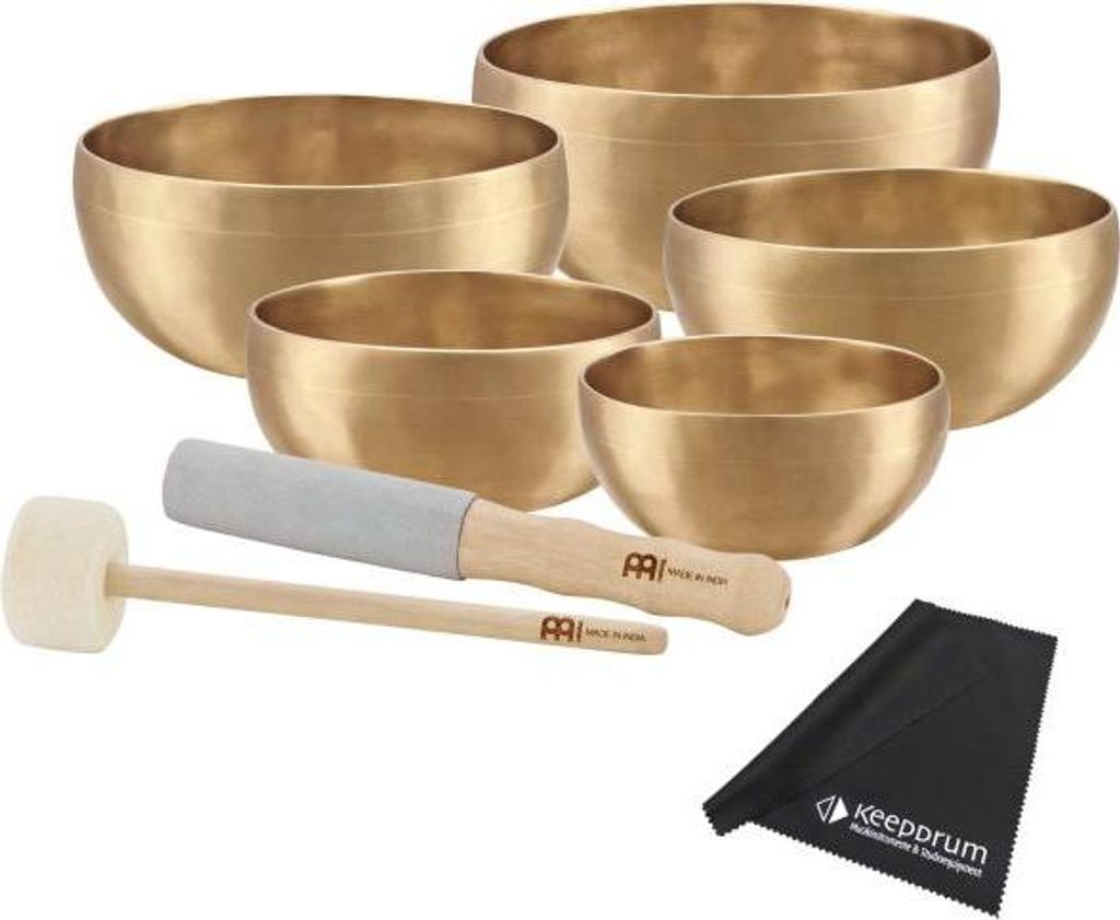 Meinl Sonic Energy SBU2950 Universal Serie Klangschalen Set inkl Schlägel und Tuch
