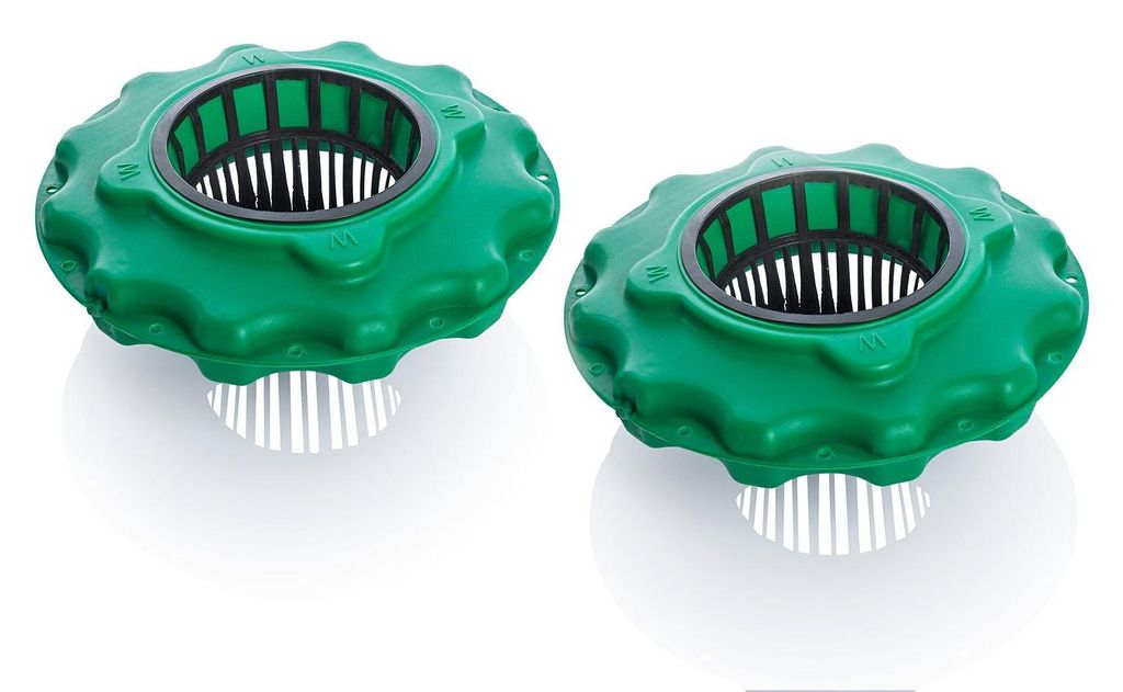Pot de plantes flottant pour étang, lot de 2 îles Image du produit 