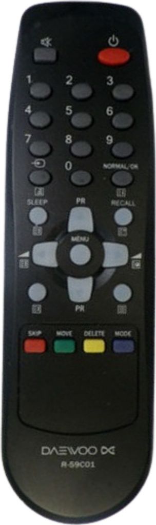 Originale Daewoo TV Fernbedienung R-59C01 Produktbild 