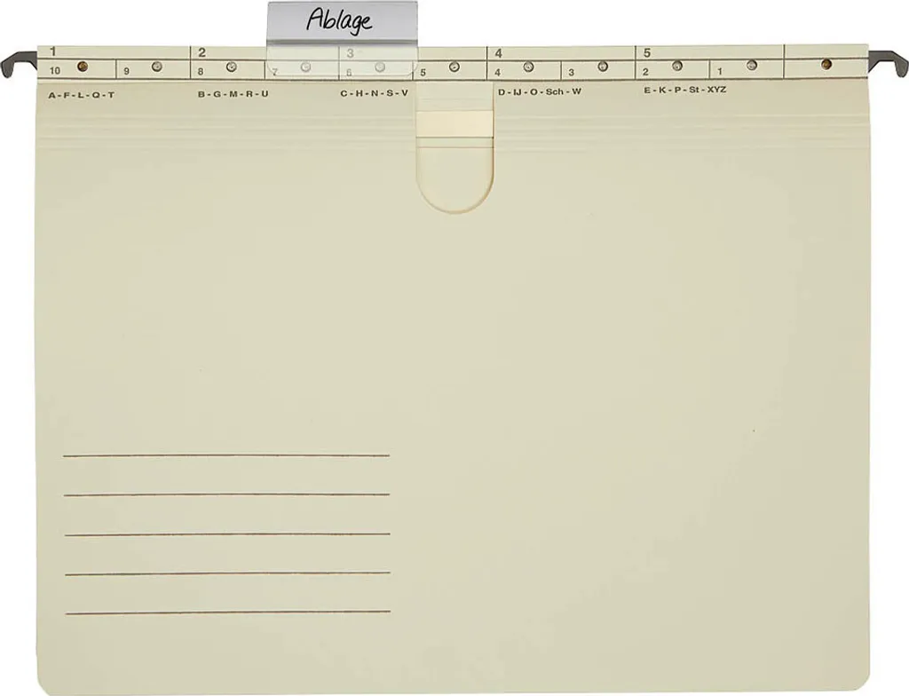 Dossier suspendu A4 Neutre 100560110 pas de marque - Lot de 50 pièces