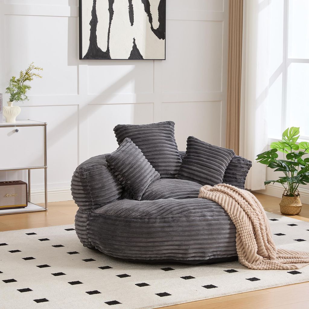OKWISH Fauteuil Poire - Fauteuil de Salon Relax avec Trois Image du produit 