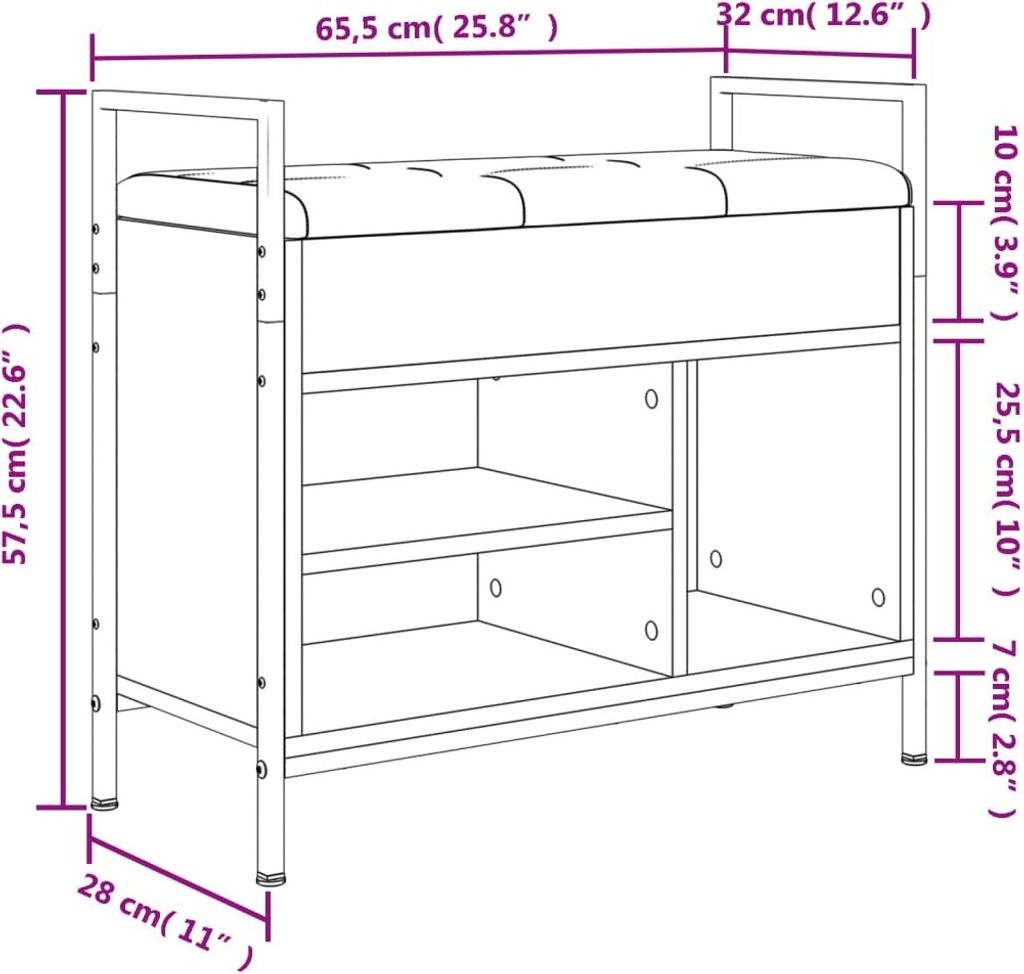 Vidaxl lavica na top nky ierna 65 5x32x57 5 kaufland sk