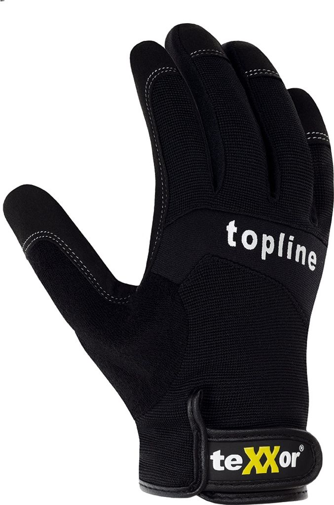 teXXor topline Kunstleder-Handschuhe TUCSON, SB-Verpackung 8, schwarz/grau