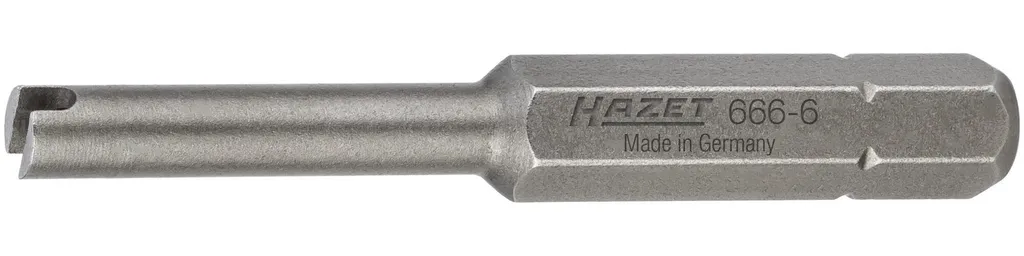 Embout de vissage 666-6 pour clé à cliquet 1/4 pouce six pans de 6,3 mm