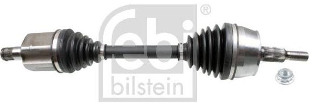 FEBI BILSTEIN 182111 Antriebswelle OE 7E0407271AB kompatibel mit Transporter VI, Caravelle VI, Transporter V, Multivan VI, Multivan V