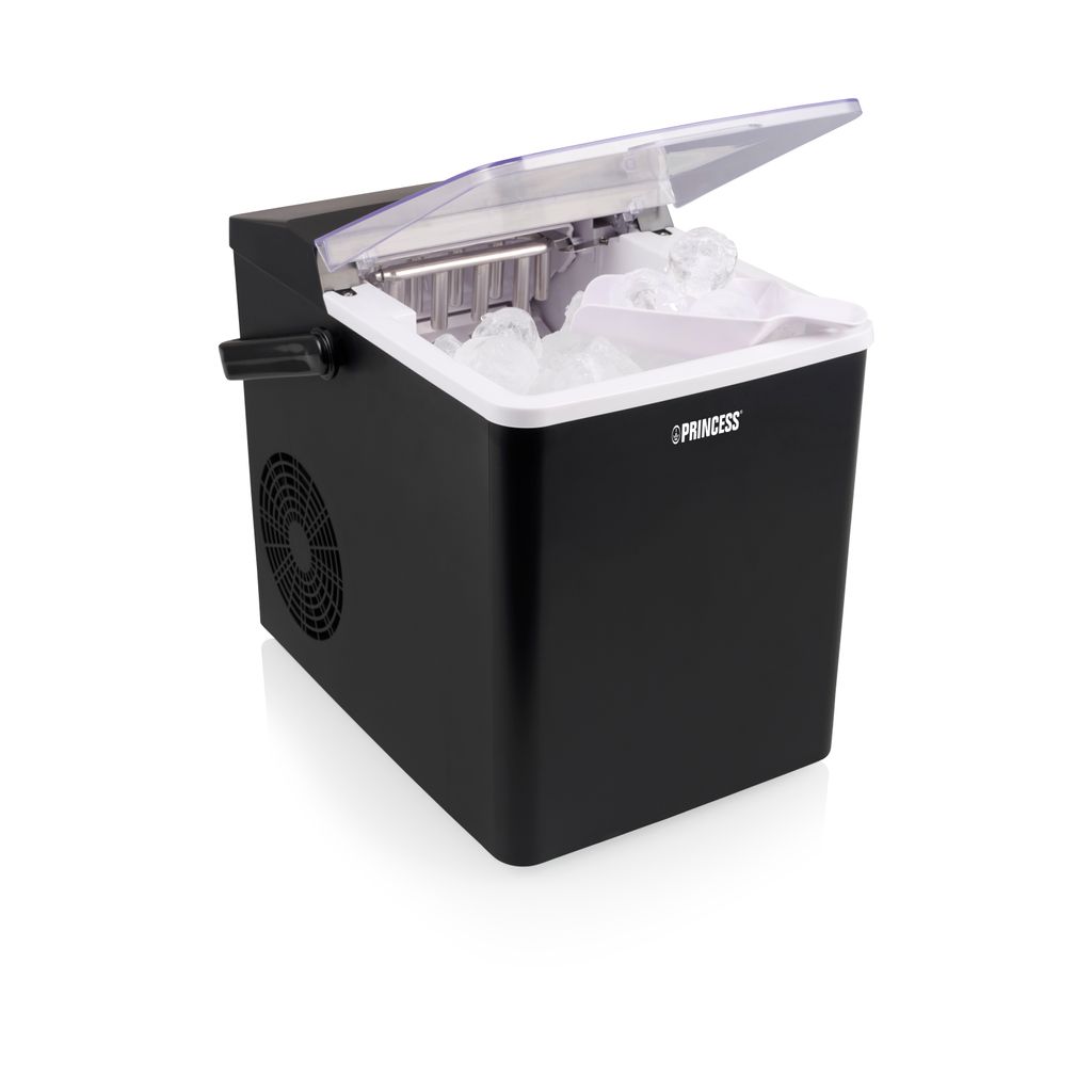 Princess 283098 Tragbarer Eiswürfelbereiter 12 kg/24h 150 W Schwarz