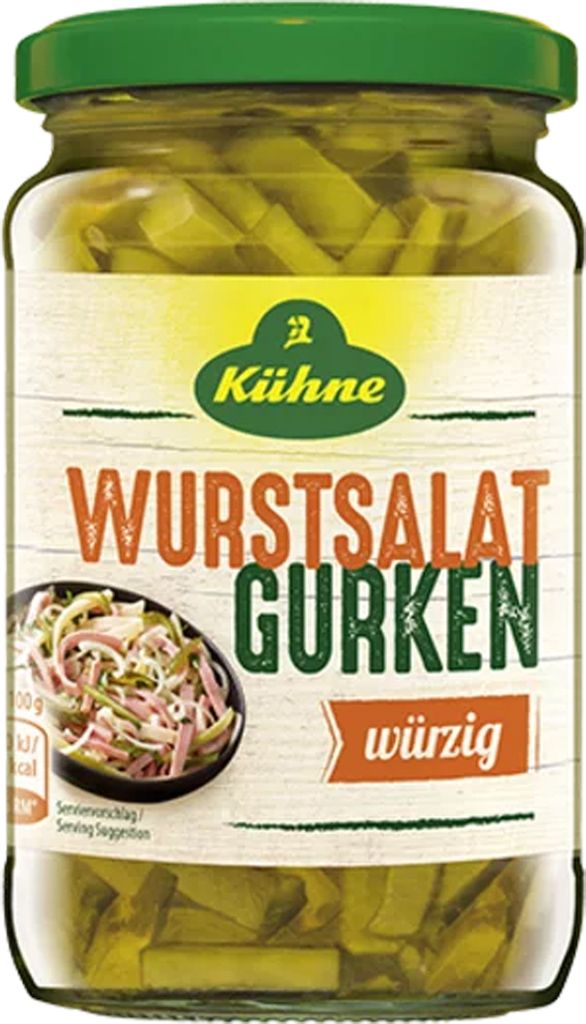 Kühne Wurstsalat Gurken 330g Produktbild 