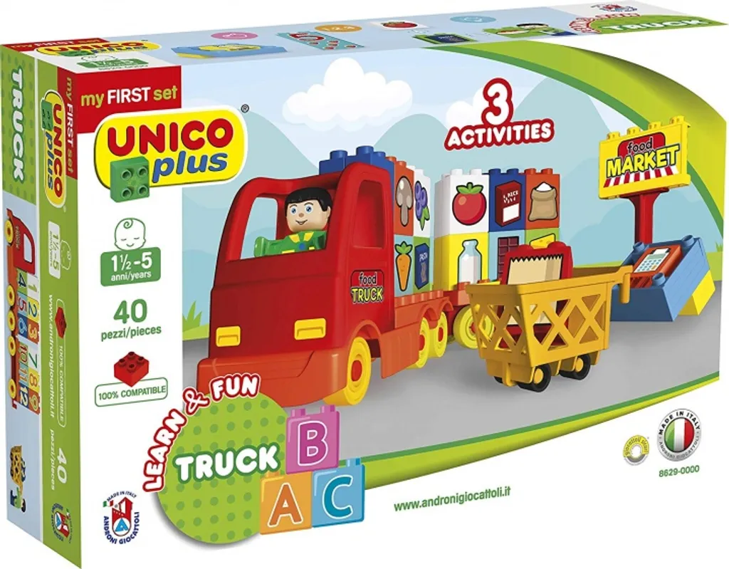 Apprendre à Compter avec Unico Plus First Numbers 40 Pièces de Jeu