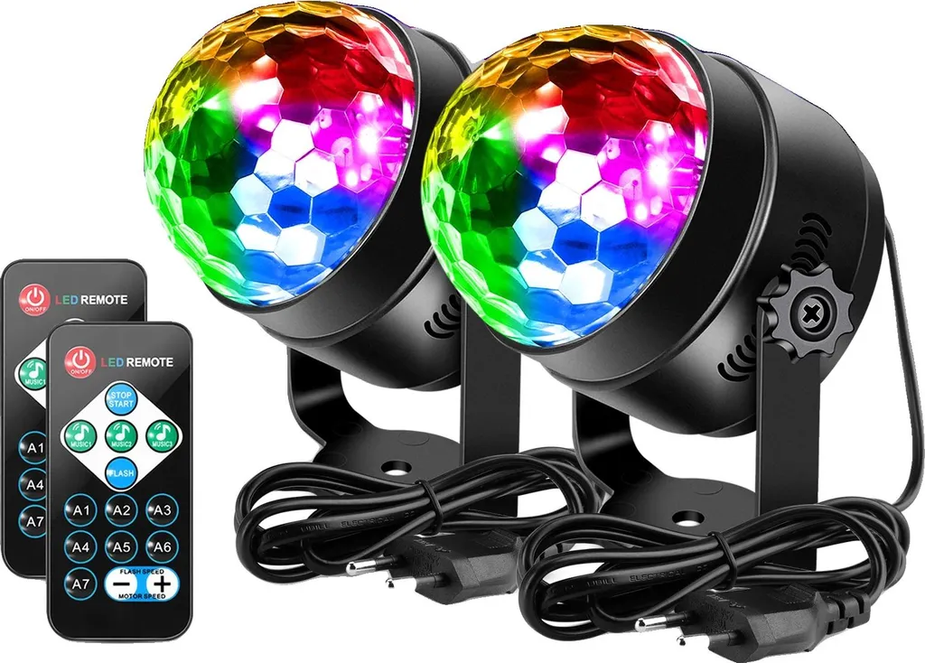 Éclairage de fête disco LED 6W idéal pour anniversaire et salon club