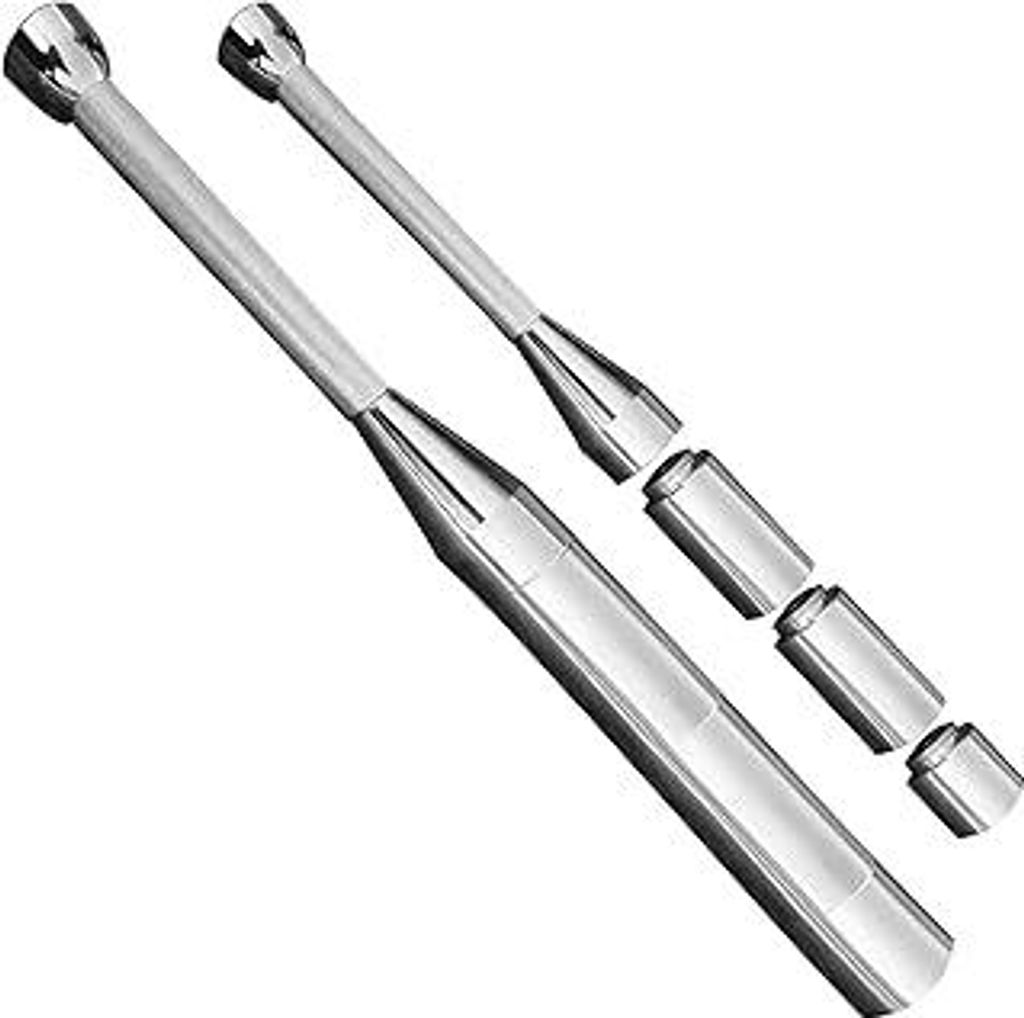 ZhaoCo 6-in-1 Verstellbare Keule/Macebell aus Stahl - Indian Clubbell Gewicht für Krafttraining, Schultertraining, Griffstärkung & Ganzkörpertra...